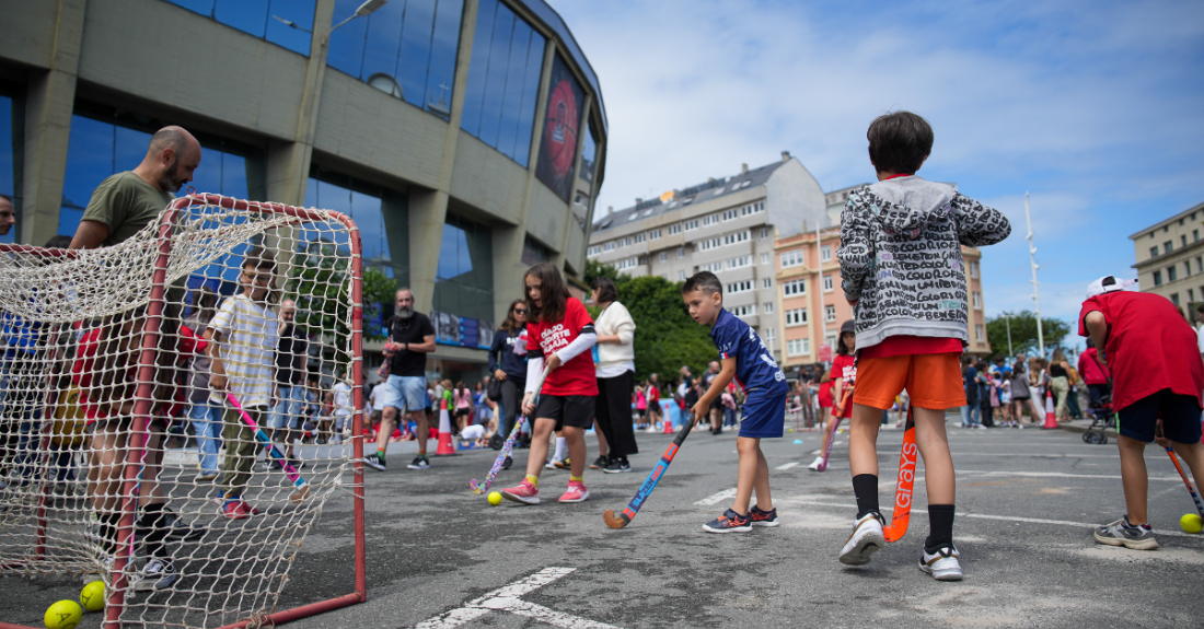 Imaxe do día do Deporte na Rúa da Coruña 2024