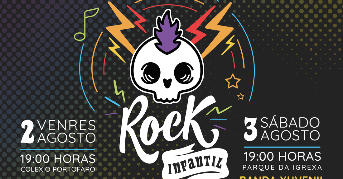 cartel rock infantil de cambre