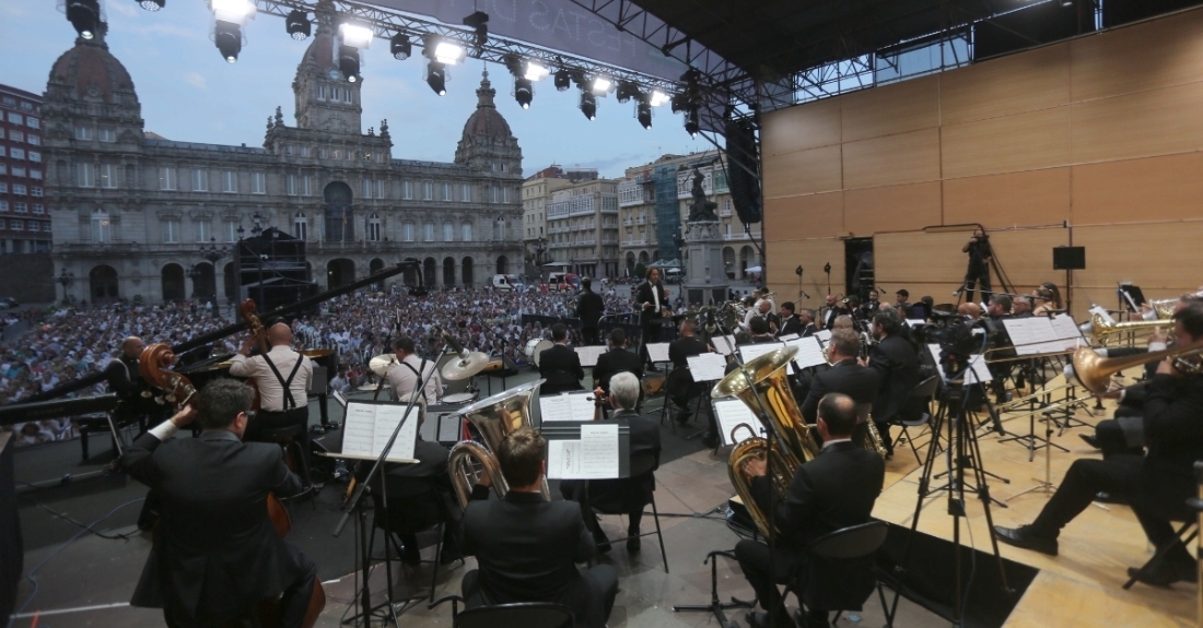 Imaxe da Banda Municipal da Coruña