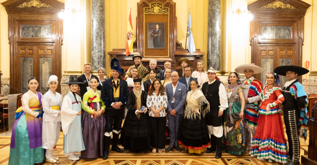 Imaxe da presentación do Festival Internacional de Folclore Cidade da Coruña