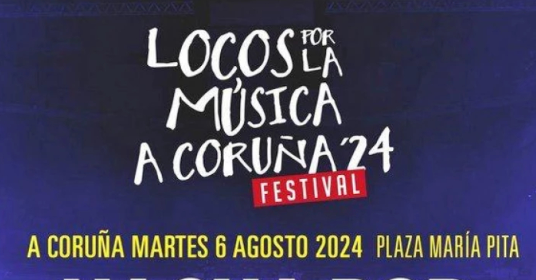 Imaxe do cartel de Locos por la Música en A Coruña