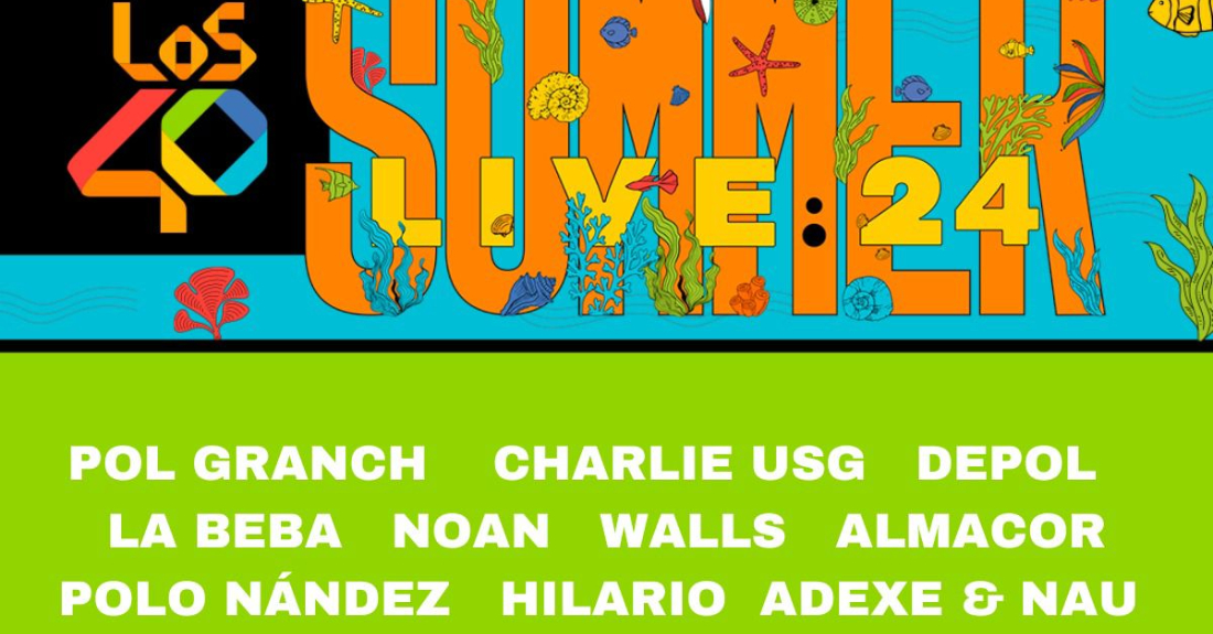 Imaxe do cartel dos 40 Summer Live 2024 en Culleredo