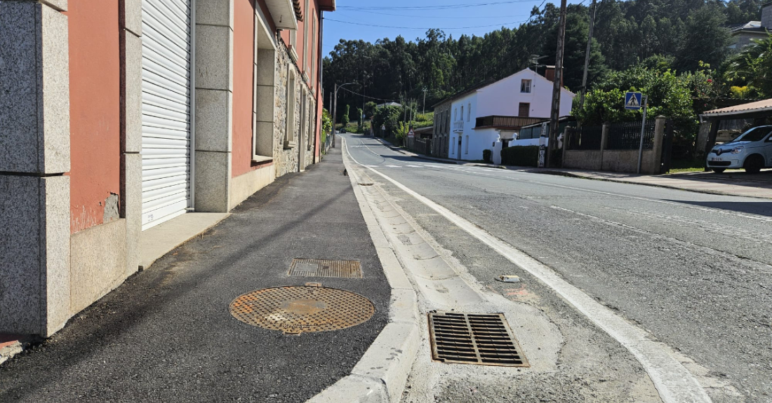 Imaxe do resultado das obras en Tatín en Bergondo