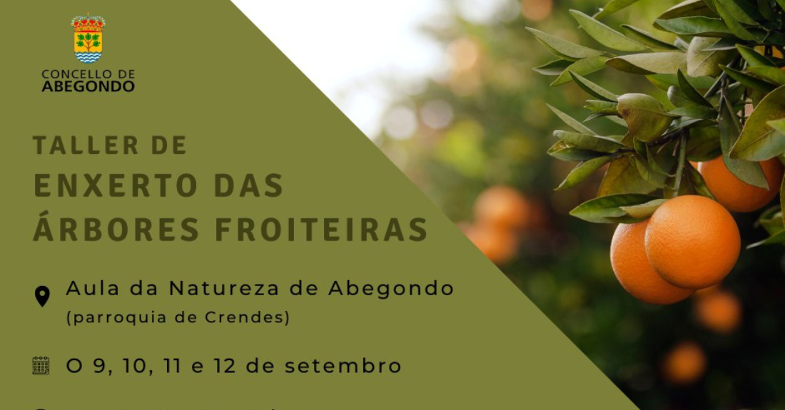 Cartel do Taller de Enxerto das Árbores Froiteiras