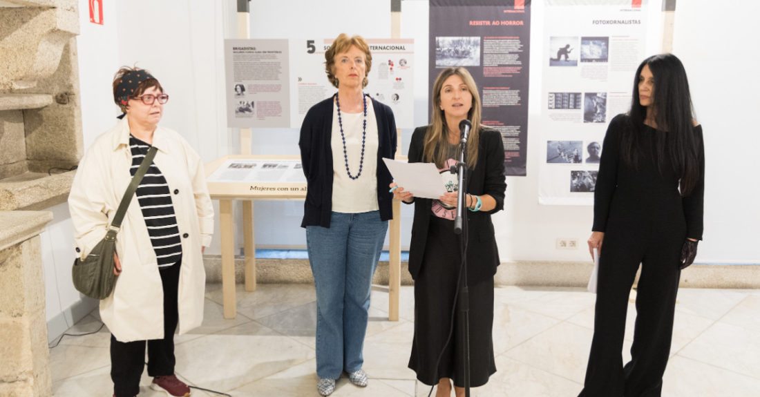 Imaxe da exposición de mulleres contra o fascismo