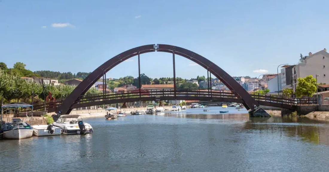 Imaxe da ponte de madeira Betanzos