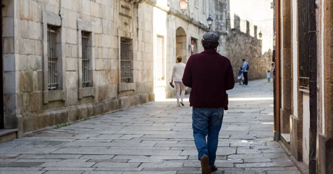 Imaxe da zona vella da Coruña