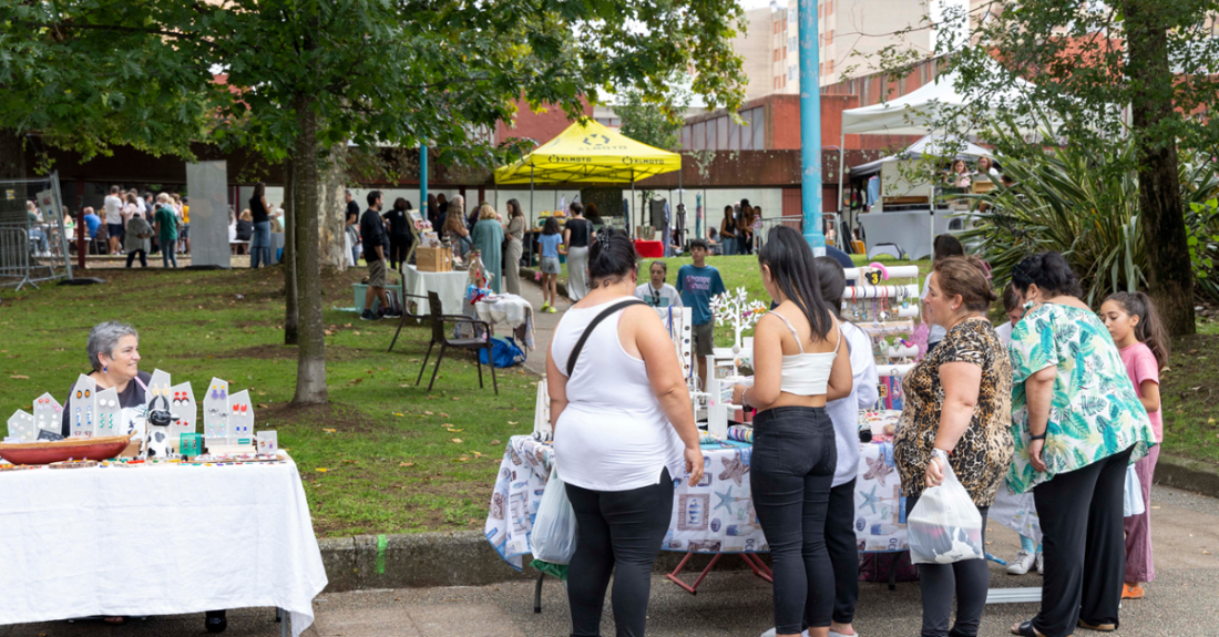 Imaxe das festas do Barrio das Flores da Coruña