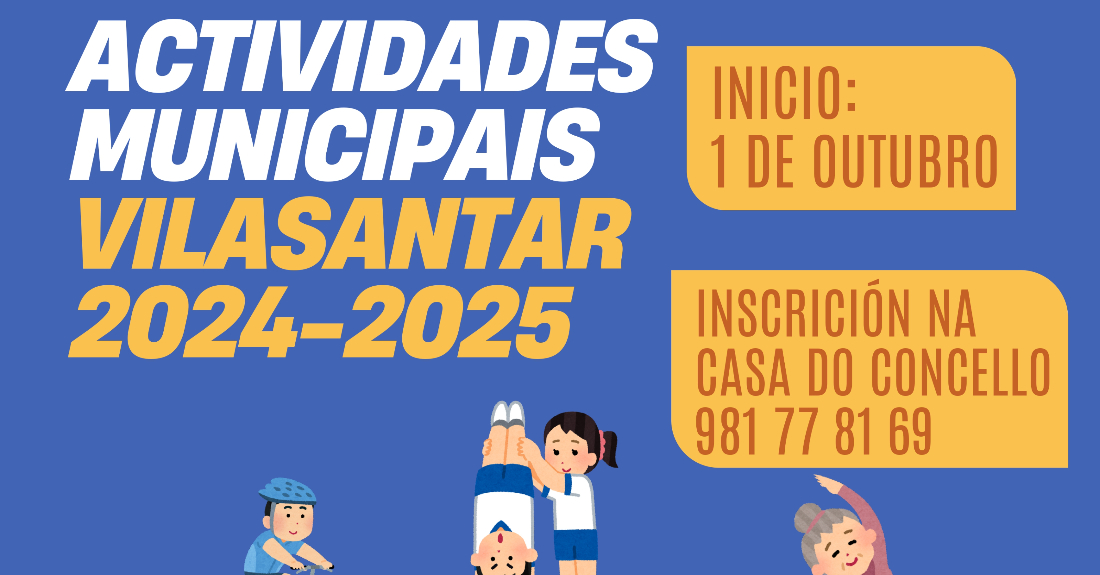 Imaxe do cartel das actividades de Vilasantar