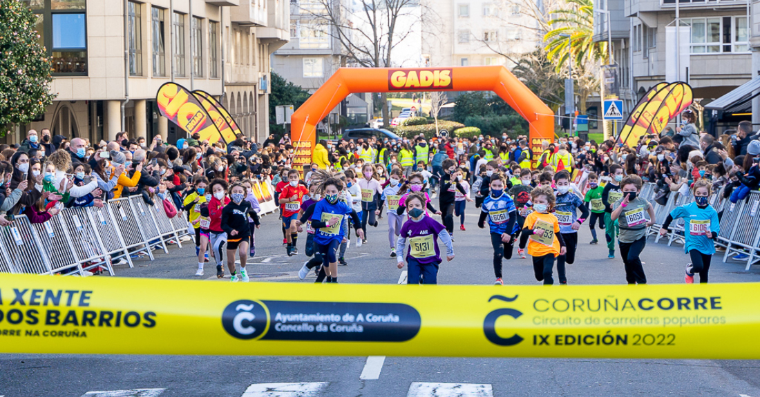 Imaxe dunha edición anterior da carreira Coruña Corre en Matogrande