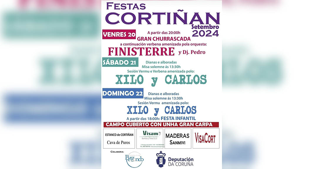 cortiñán bergondo festas