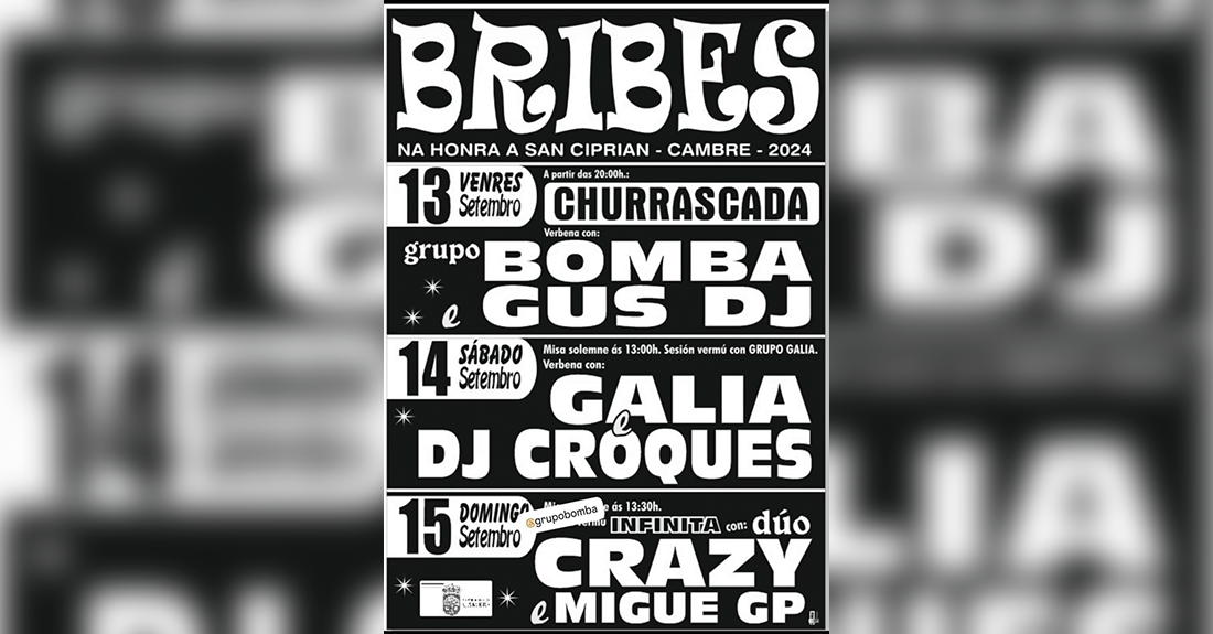 fiestas bribes cambre