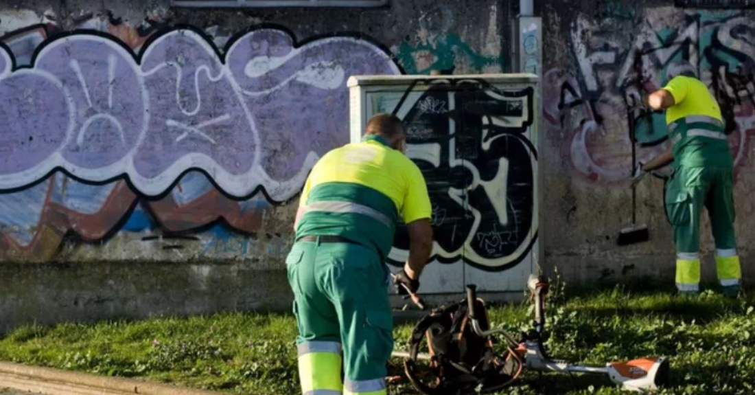 Grafitis na Coruña