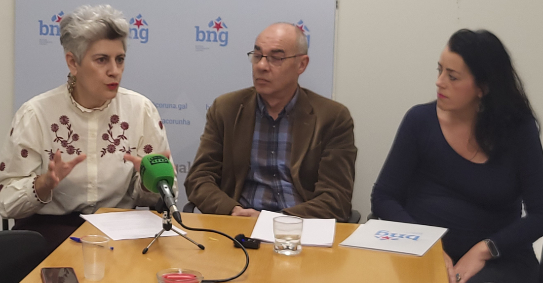 Rueda de prensa del BNG 24 octubre coruña