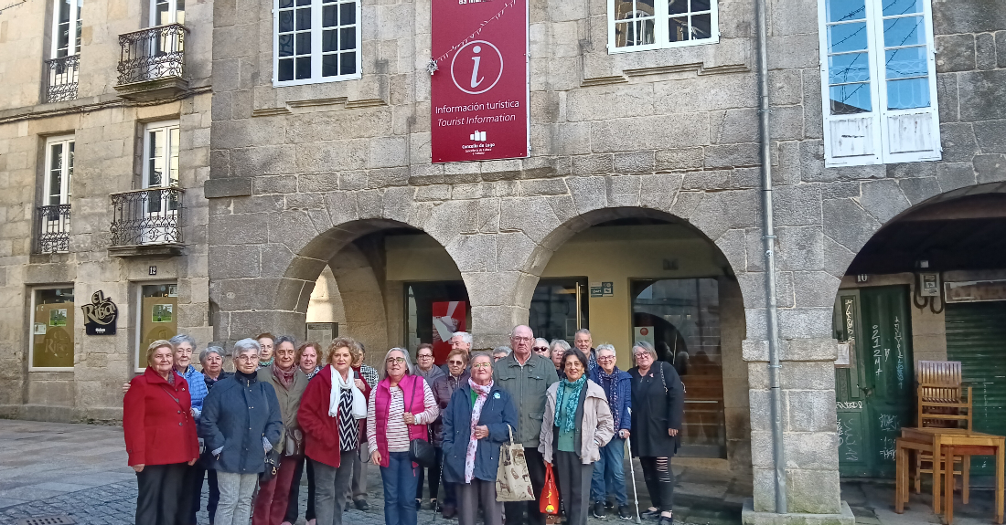 Alumnos UNED Sénior da Coruña en Lugo