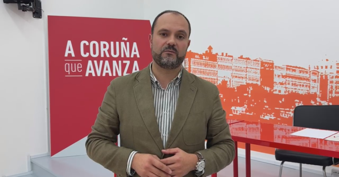 El secretario provincial, Bernardo Fernández Piñeiro, PSOE Coruña