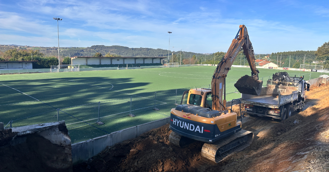 Imaxe do campo de fútbol de O Monte en Abegondo