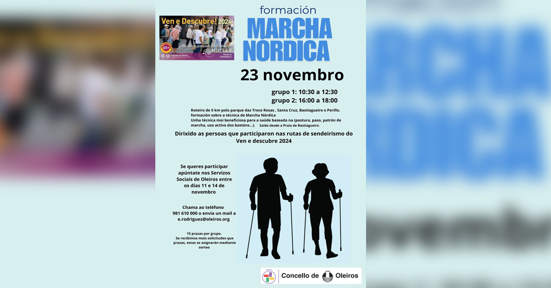 marcha nórdica Oleiros