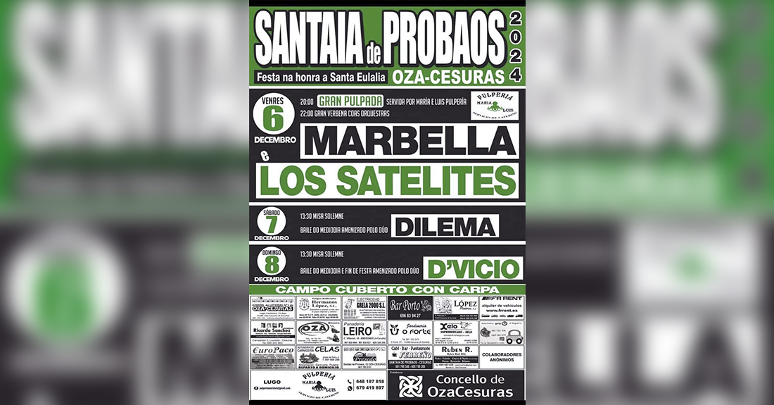 santaia de probaos festa