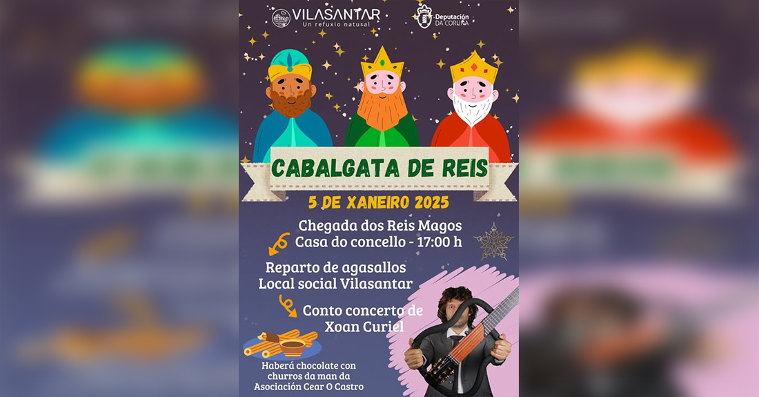 cabalgata reis vilasantar