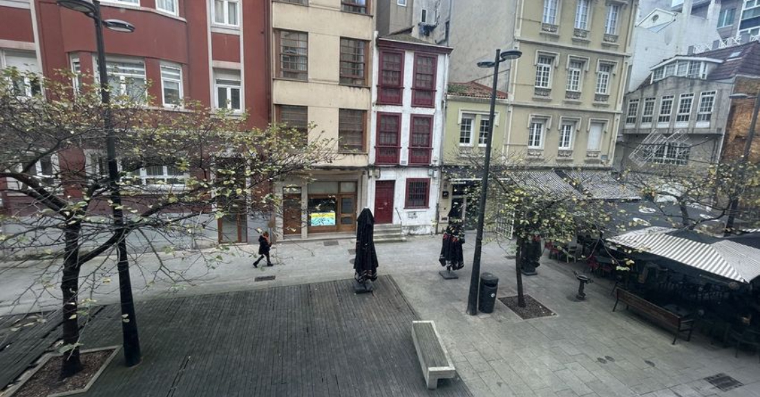 Imaxe da Plaza da Cormelana na Coruña