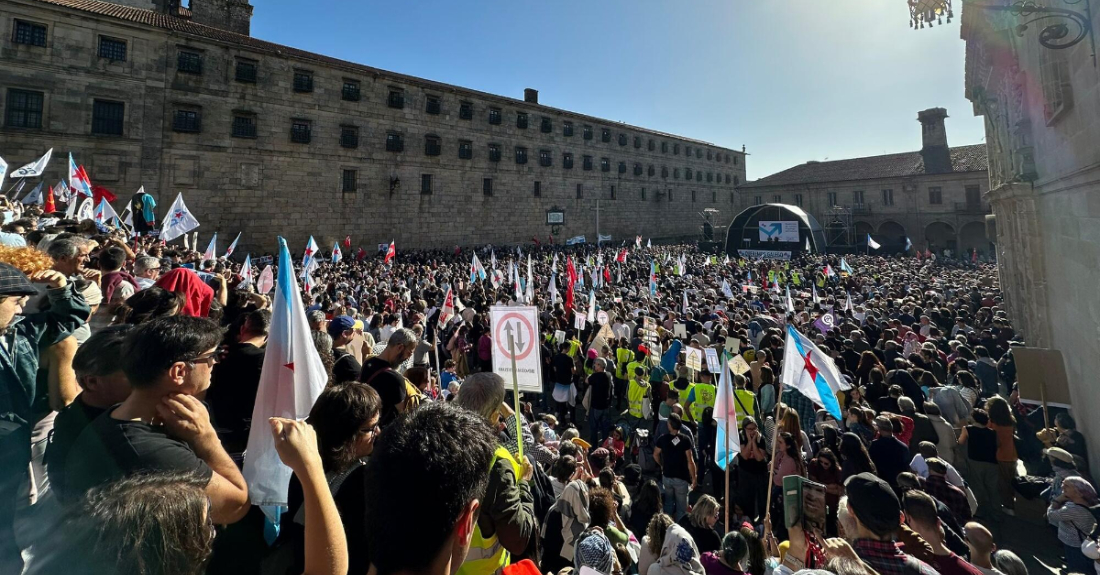 Manifestación de Queremos Galego