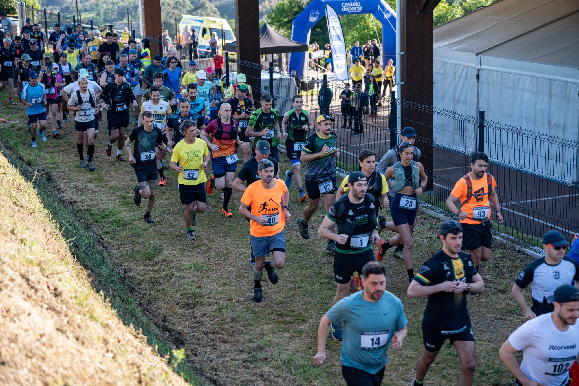 Saída da Travesía do Xalo