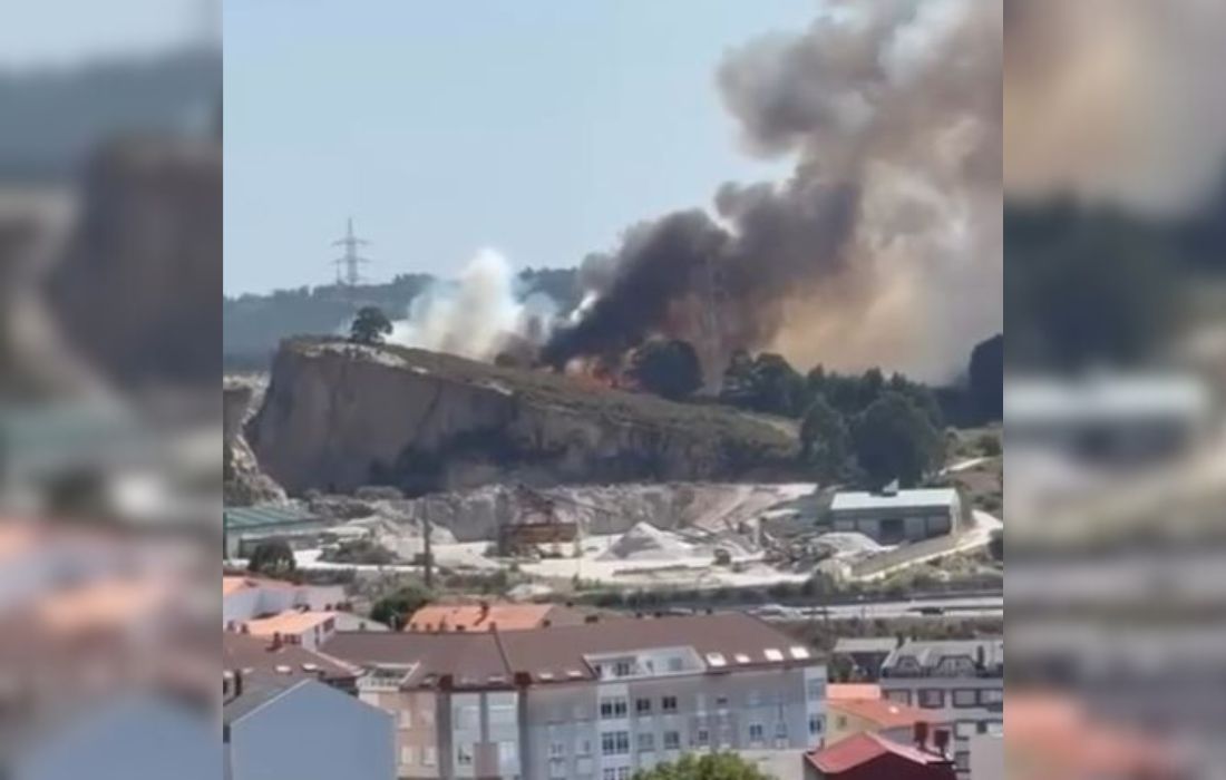 A CORUÑA incendio novo mesoiro