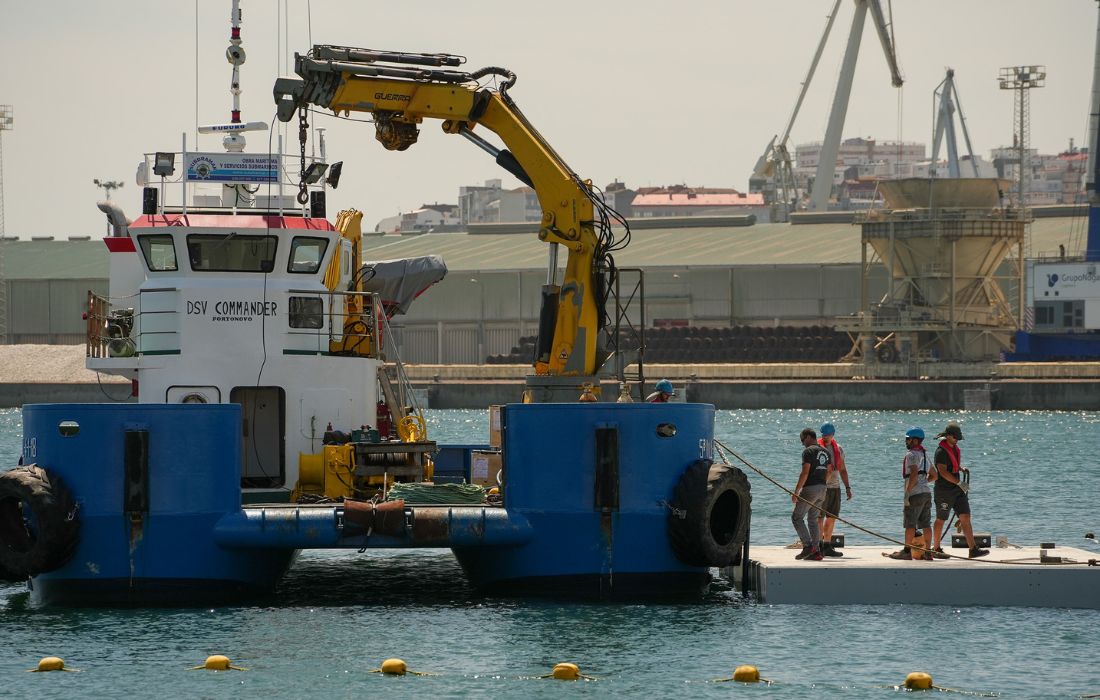 A CORUNA obras pantalan parrote