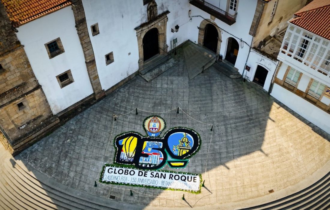 BETANZOS 150 años alfombra
