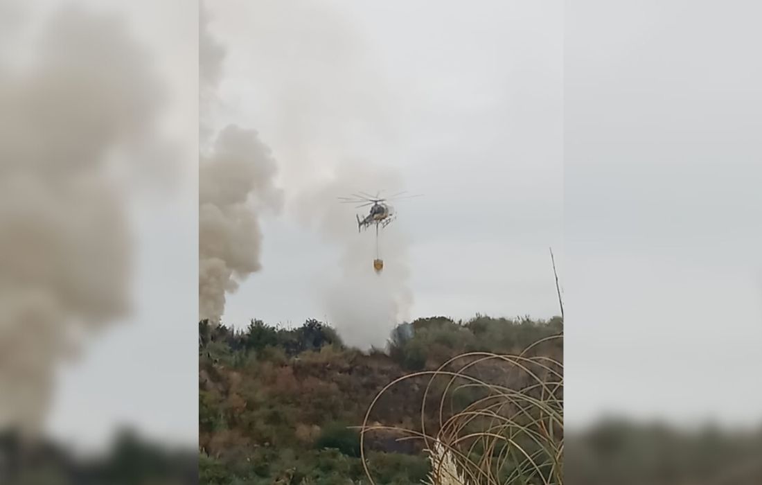 CULLEREDO avion incendio