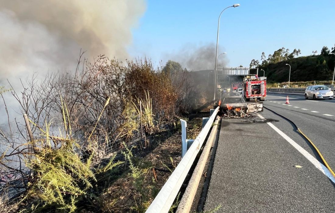 CULLEREDO incendio coche