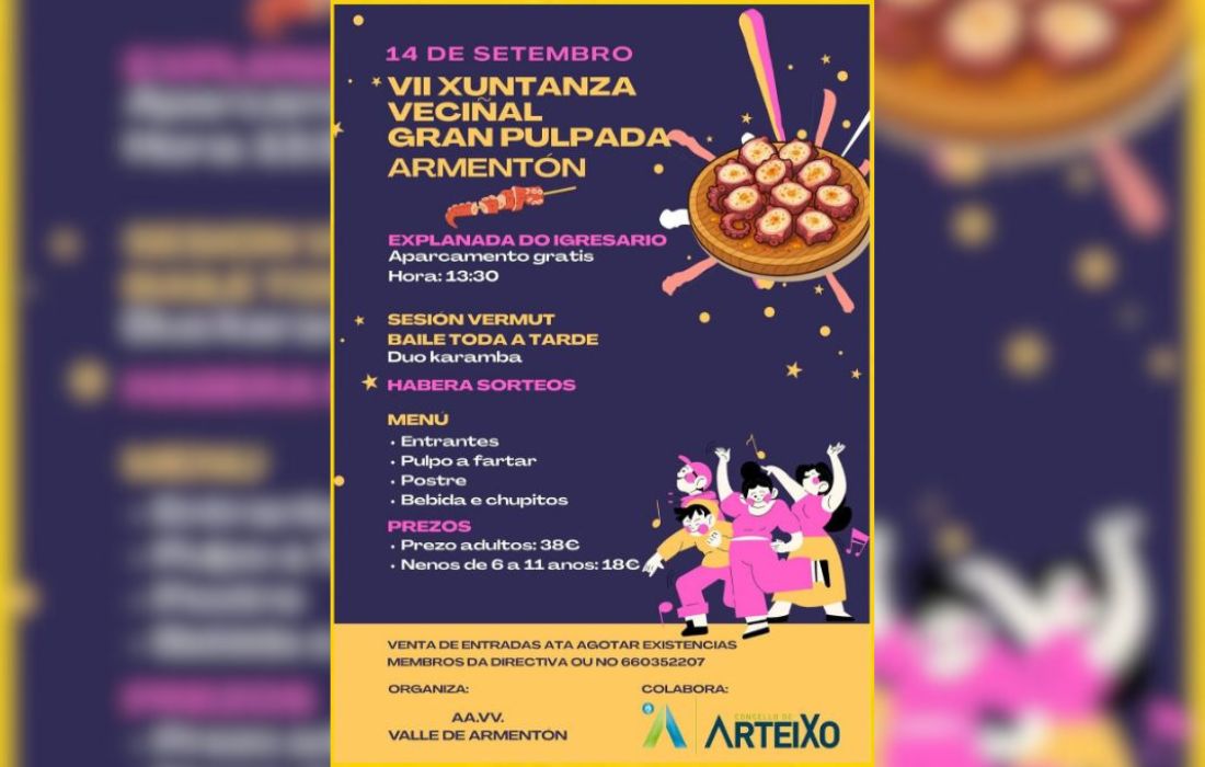 ARTEIXO gran pulpada AVV Armenton