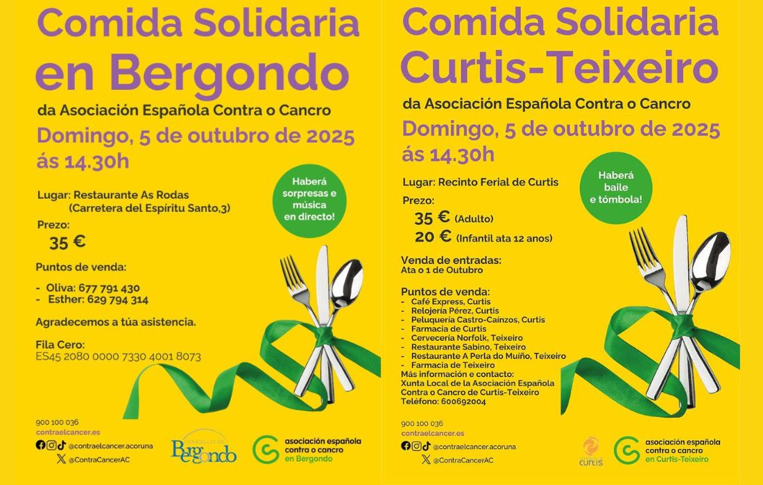 BERGONDO comida solidaria aecc