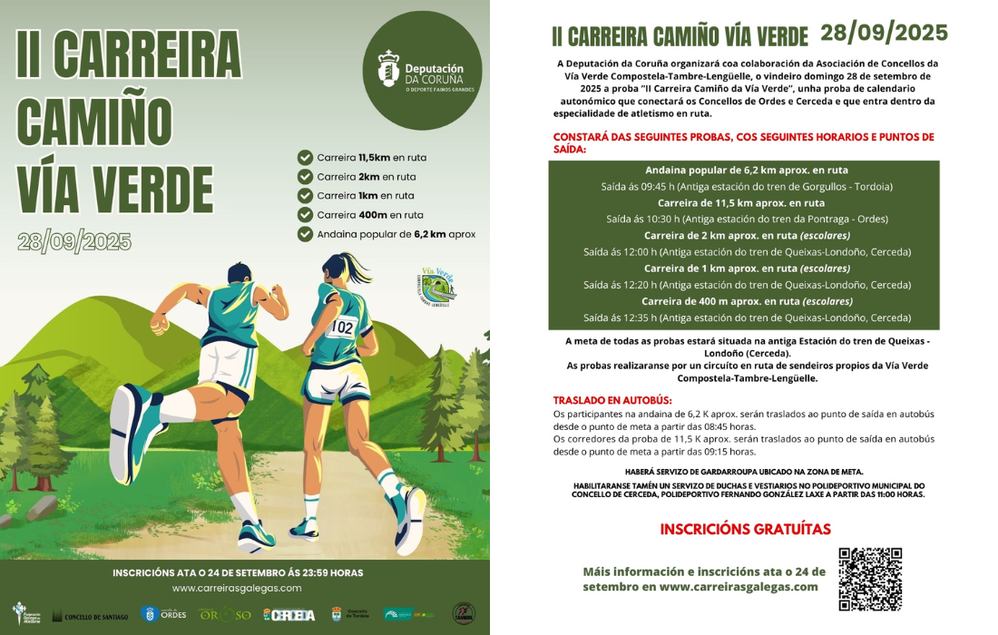 ORDES ii carrera camiño rio verde
