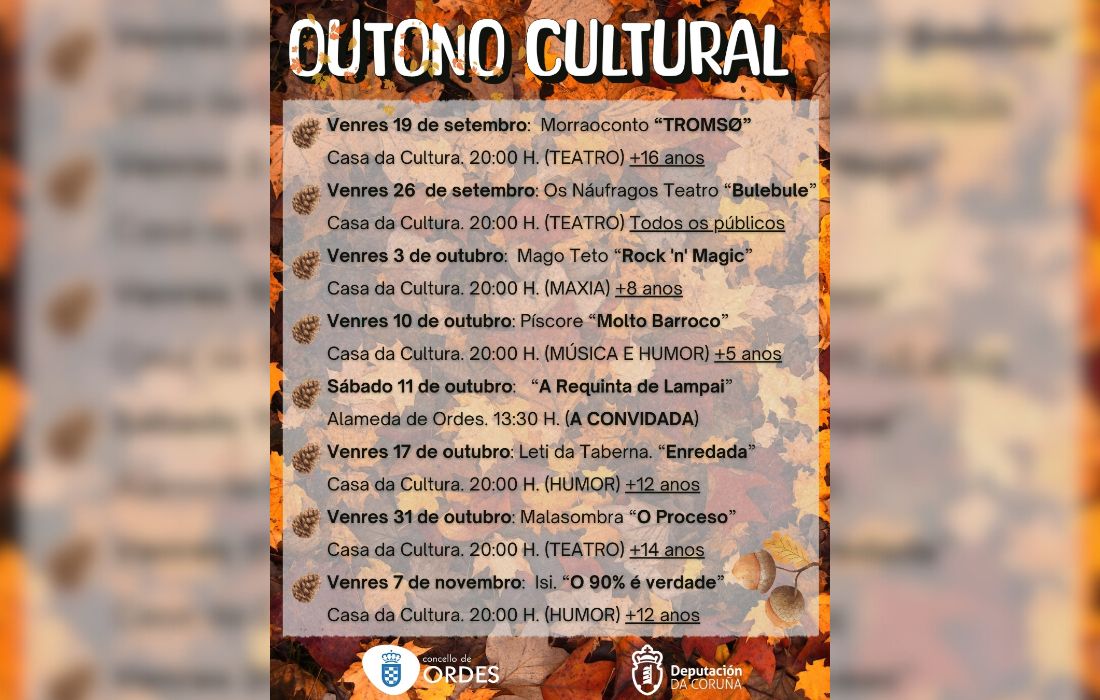 ORDES outono cultura