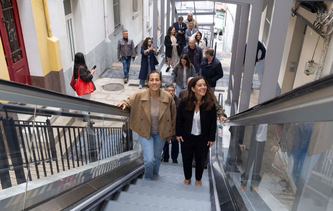 A CORUÑA escalera mecanica montealto