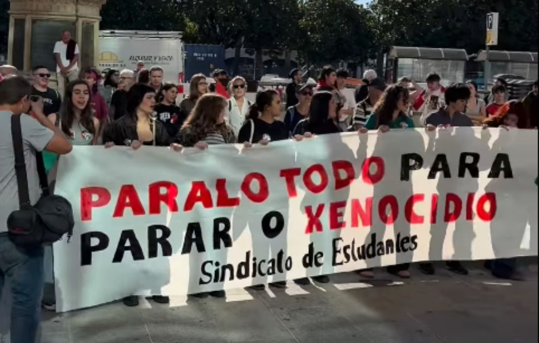 A CORUÑA estudiantes palestina