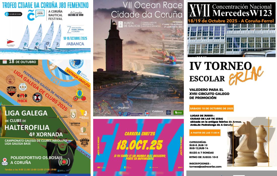 A CORUÑA fin de semana deportivo
