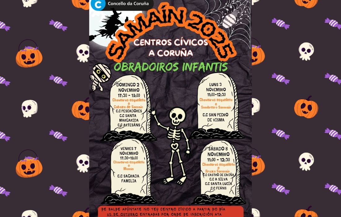 A CORUÑA halloween centros civicos