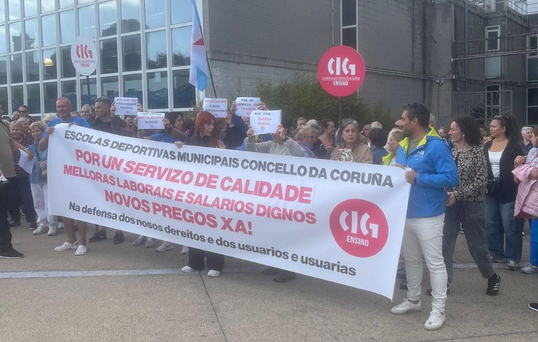 A CORUÑA manifa profes deporte