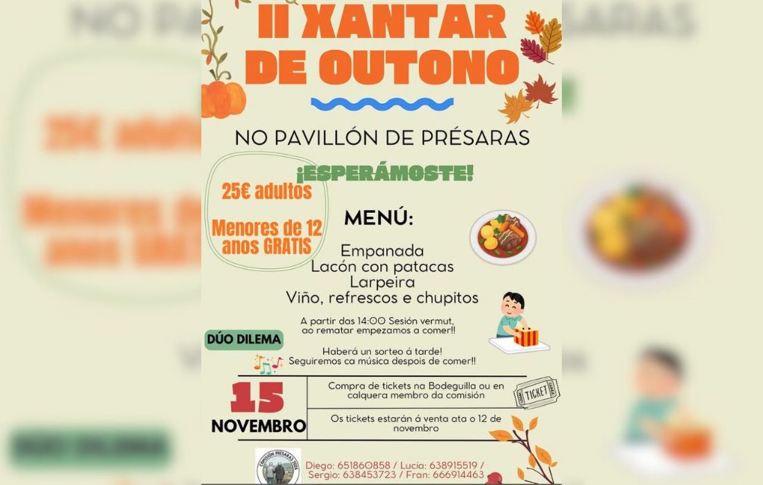 VILASANTAR xantar popular