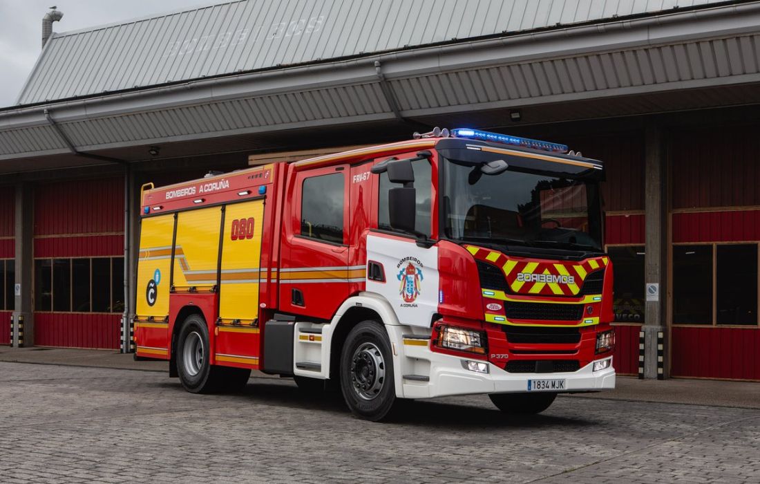 A CORUÑA camion bombeiros