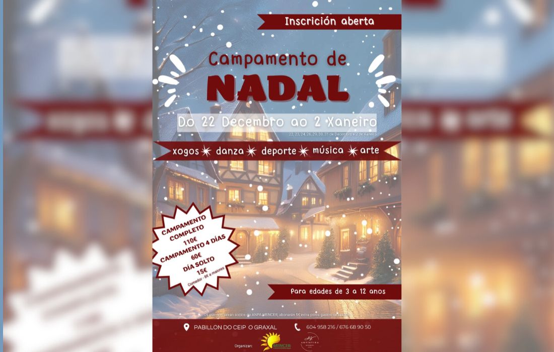 A CORUÑA campamento nadal ceip mencer