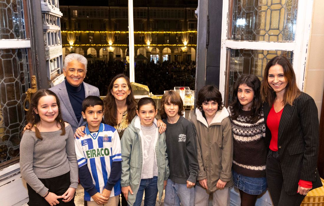 A CORUÑA encendido luces