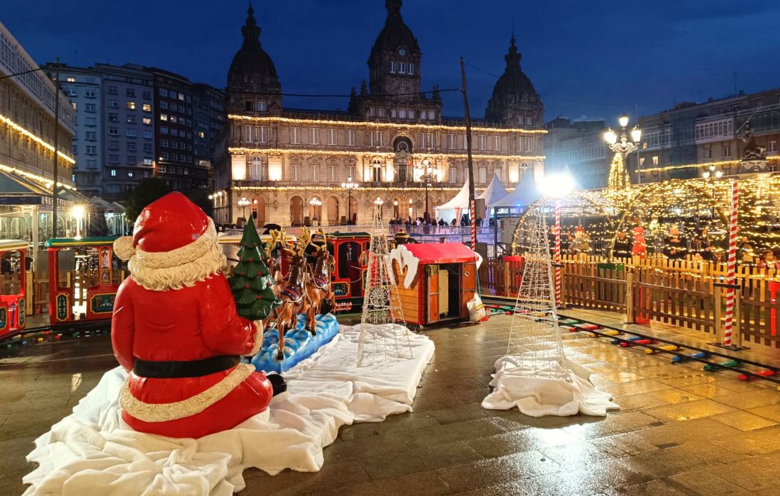 A CORUÑA mercado navideño