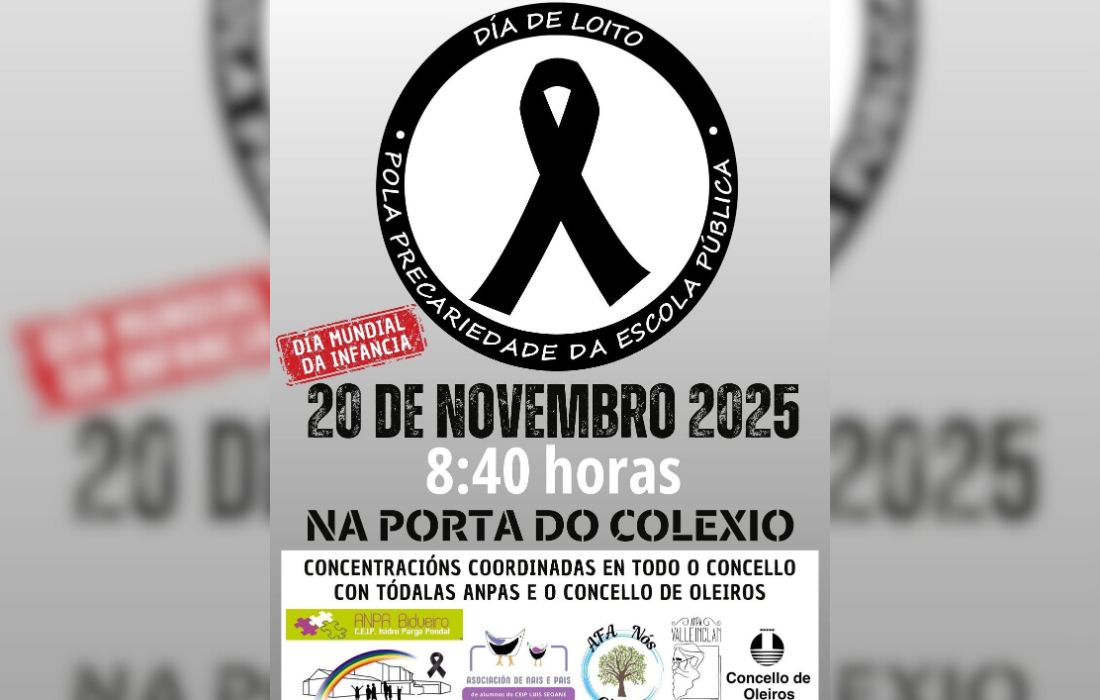 OLEIROS movilizacións coles