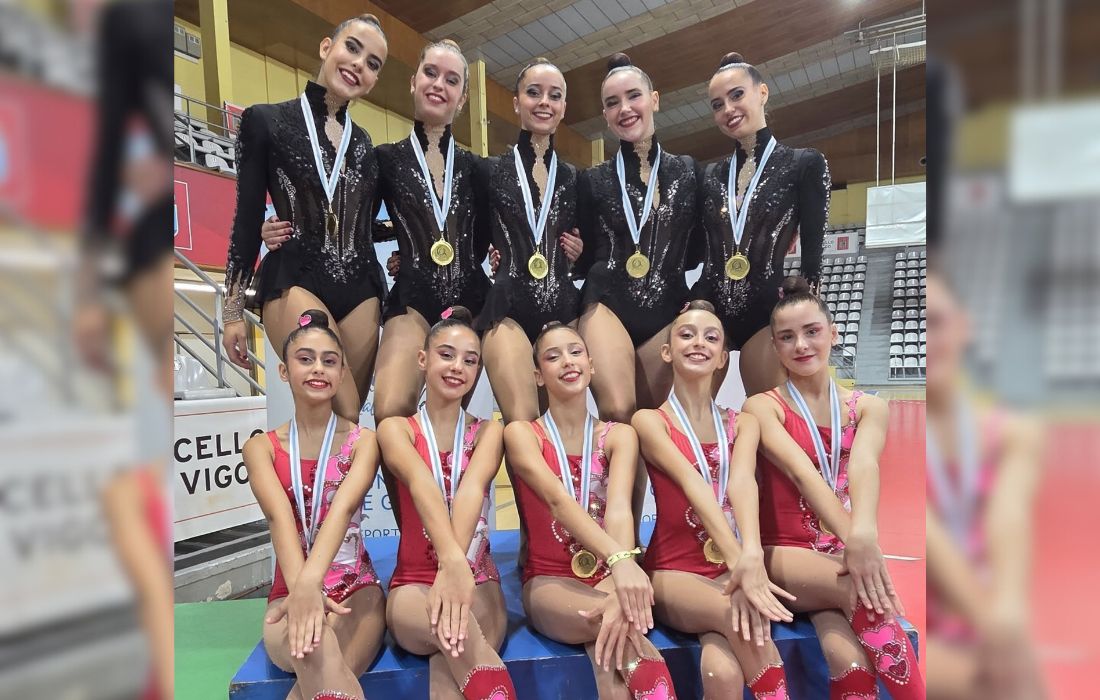 OLEIROS ximnastas campeoas galegas