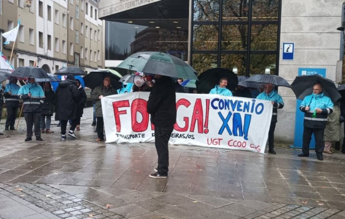 A CORUÑA folga buses
