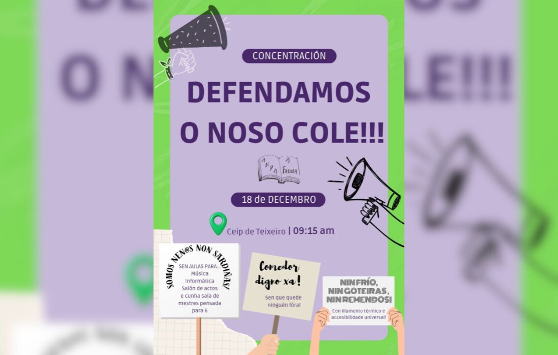 CURTIS concentracion ceip teixeiro